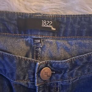 1822 Denim Women's Dark Blue Jeans 20W